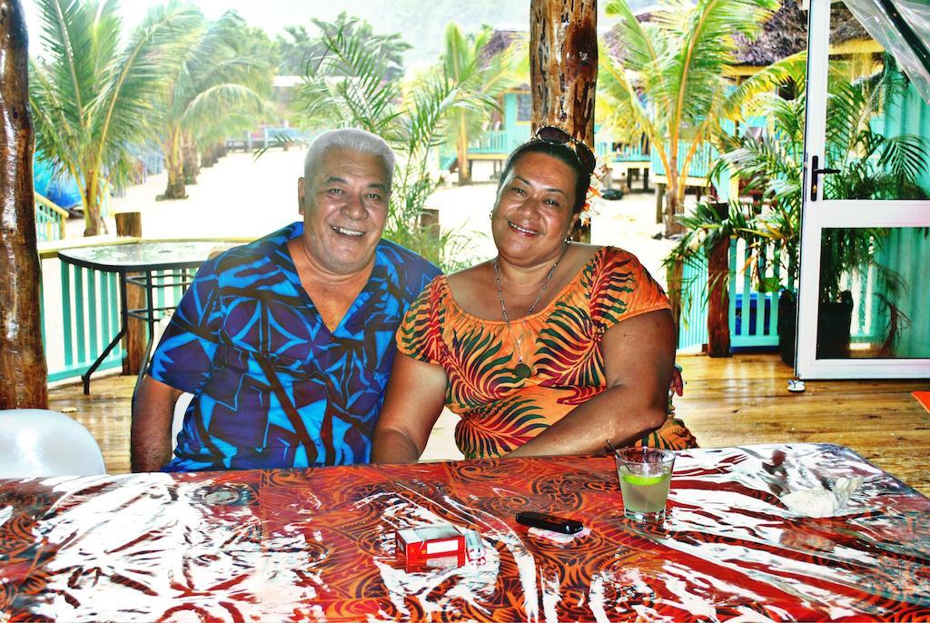 Taufua Beach Fales Lalomanu ภายนอก รูปภาพ