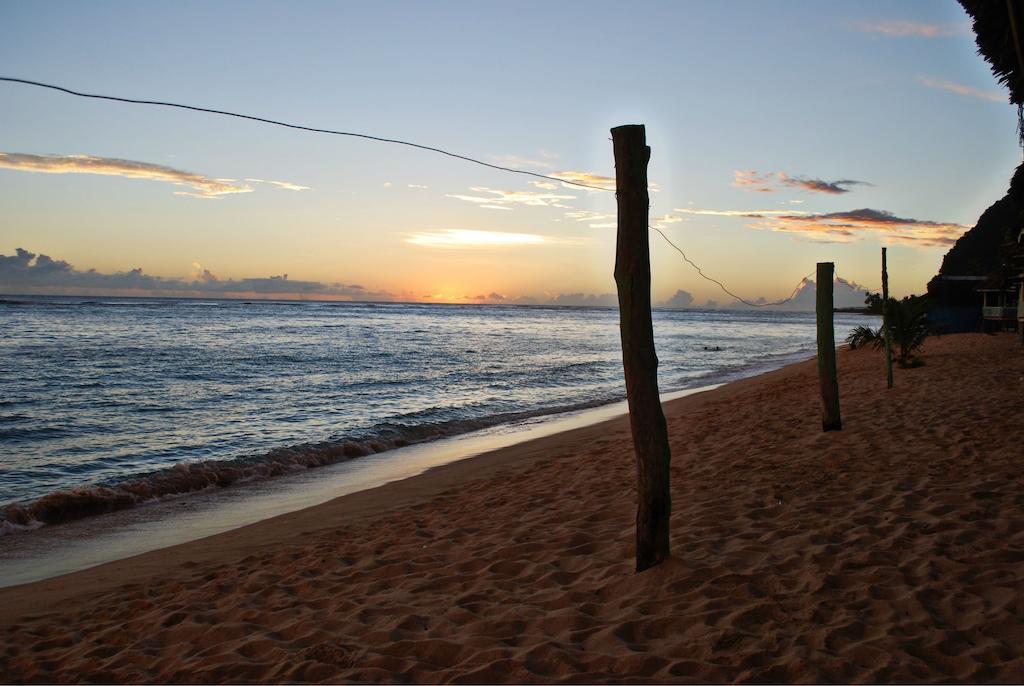 Taufua Beach Fales Lalomanu ภายนอก รูปภาพ