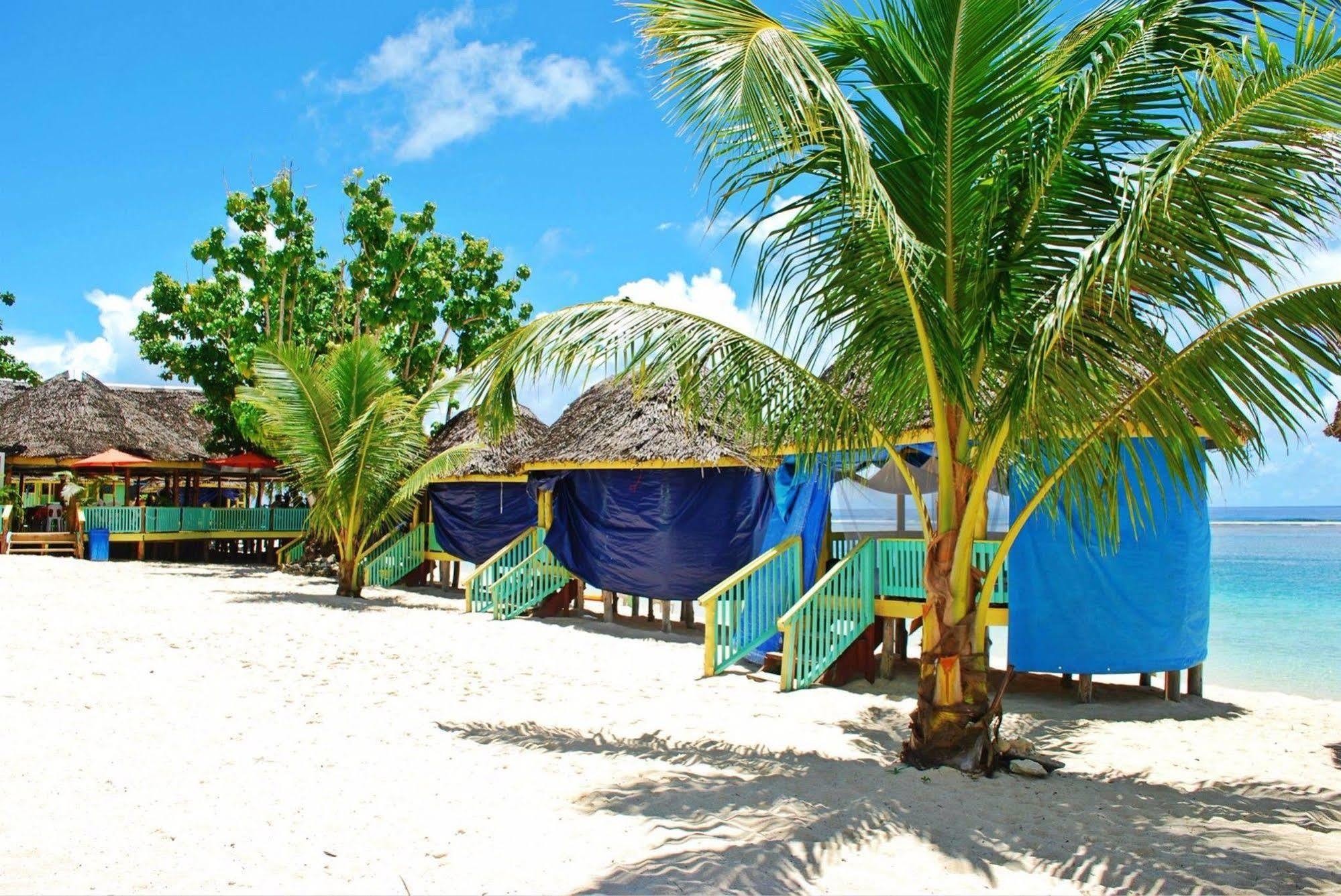 Taufua Beach Fales Lalomanu ภายนอก รูปภาพ