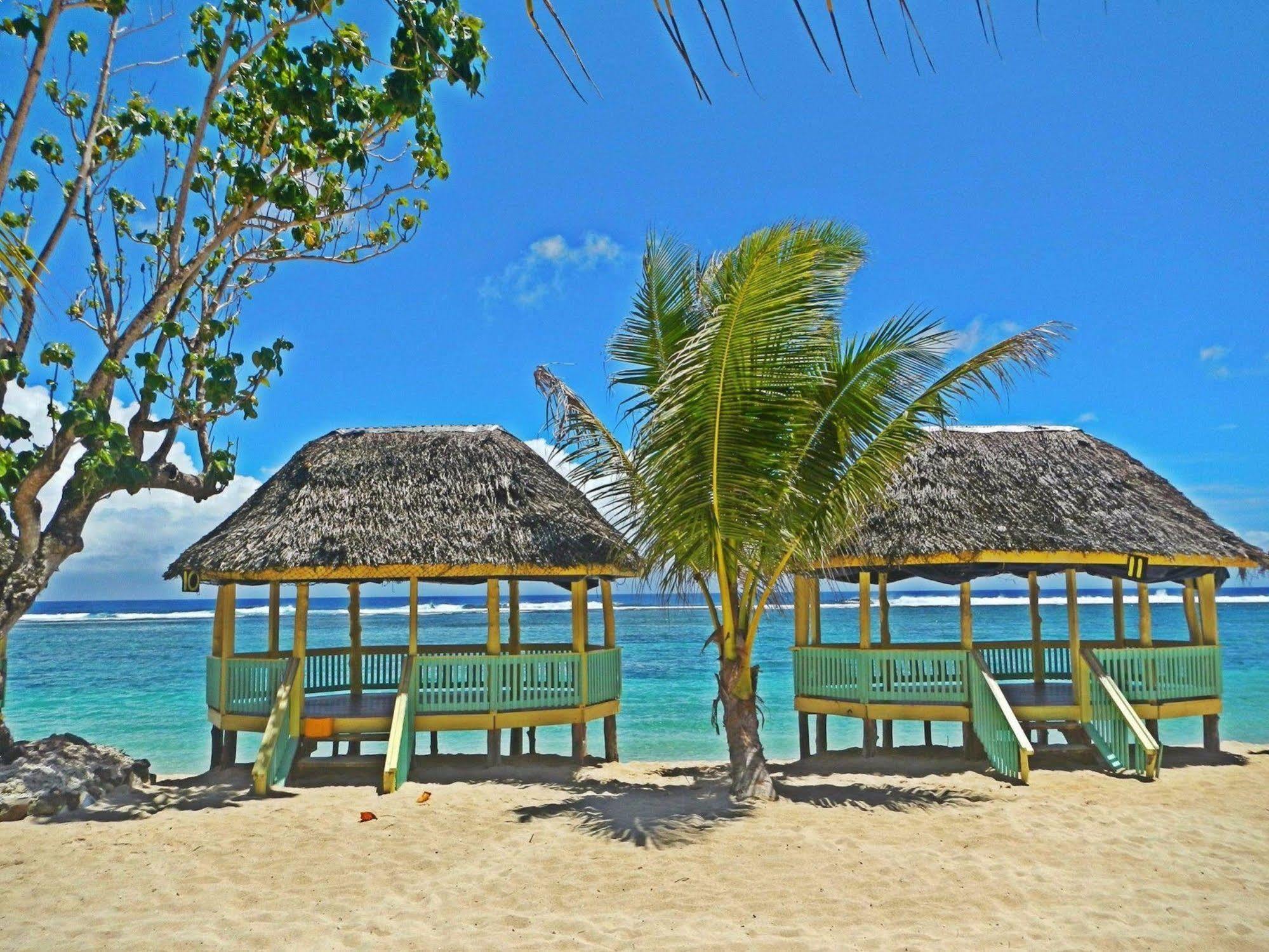 Taufua Beach Fales Lalomanu ภายนอก รูปภาพ