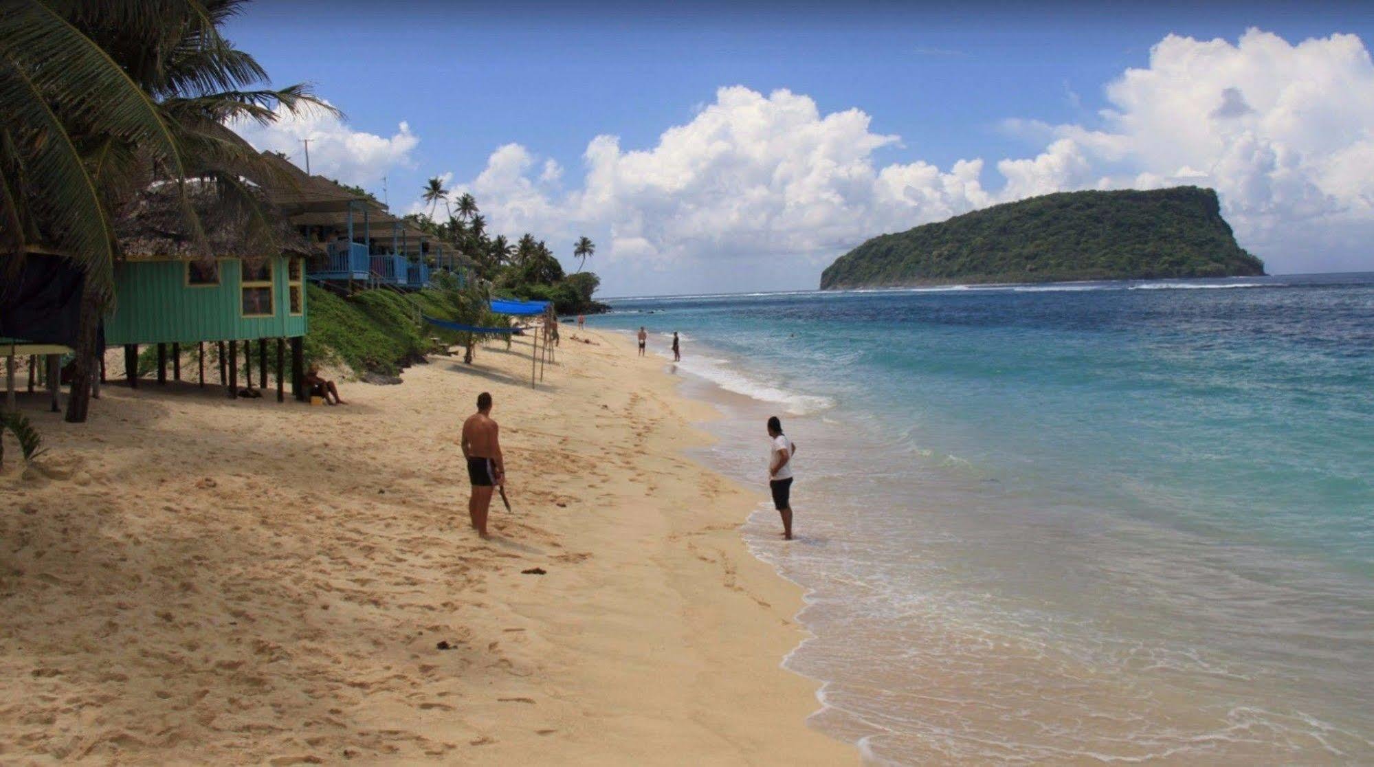 Taufua Beach Fales Lalomanu ภายนอก รูปภาพ